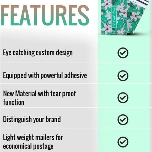 25 10X13 Poly Mailers Flowers Thank You Shipping Envelopes Bags PRICE IS FIRM - Picture 9 of 11